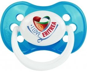 I Love Eritrea Sucette Anatomique Cyan classique