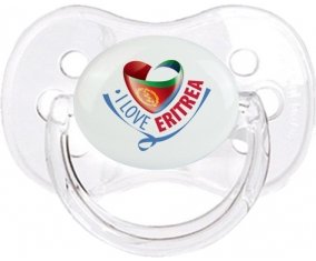 I Love Eritrea Sucette Cerise Transparent classique