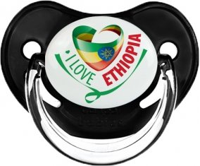 I Love Ethiopia Sucette Physiologique Noir classique