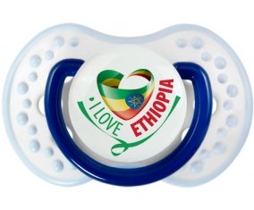 I Love Ethiopia Sucette LOVI Dynamic Marine-blanc-bleu classique