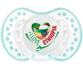 I Love Ethiopia Sucette LOVI Dynamic Retro-blanc-lagon classique