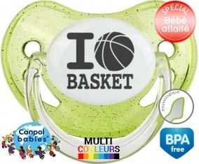 Originale i love basket: Sucette Physiologique-su7.fr