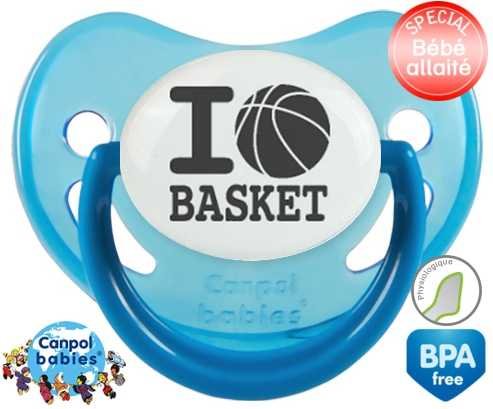 Originale i love basket: Sucette Physiologique-su7.fr