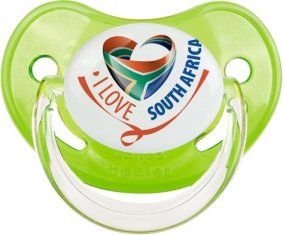 I Love South Africa Sucette Physiologique Vert classique