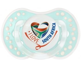 I Love South Africa Sucette LOVI Dynamic Retro-turquoise-lagon classique