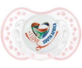 I Love South Africa Sucette LOVI Dynamic Retro-blanc-rose-tendre classique