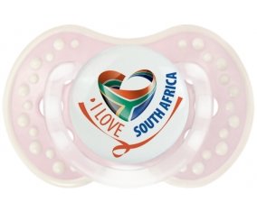 I Love South Africa Sucette LOVI Dynamic Retro-rose-tendre classique