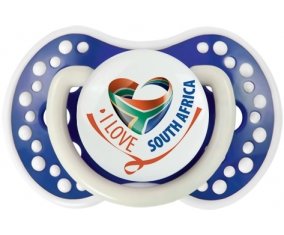 I Love South Africa Sucette LOVI Dynamic Bleu-marine phosphorescente