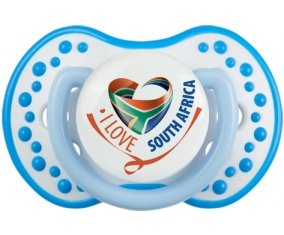 I Love South Africa Sucette LOVI Dynamic Blanc-bleu phosphorescente