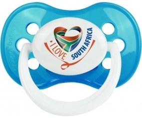 I Love South Africa Sucette Anatomique Cyan classique