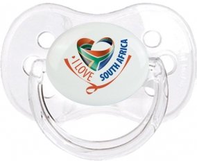 I Love South Africa Tétine Cerise Transparent classique