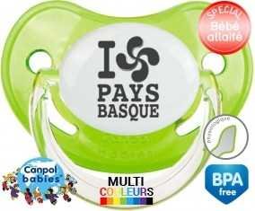 Originale i love pays basque: Sucette Physiologique-su7.fr