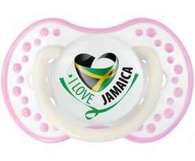 I Love Jamaica Sucete LOVI Dynamic Blanc-rose phosphorescente