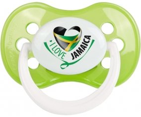 I Love Jamaica Sucete Anatomique Vert classique