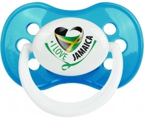 I Love Jamaica Sucete Anatomique Cyan classique
