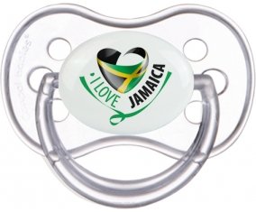 I Love Jamaica Sucete Anatomique Transparente classique