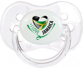 I Love Jamaica Sucete Cerise Transparent classique