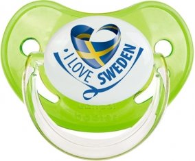 I Love Sweden Sucete Physiologique Vert classique