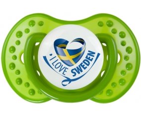 I Love Sweden Tétine LOVI Dynamic Vert classique