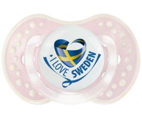 I Love Sweden Tétine LOVI Dynamic Retro-rose-tendre classique