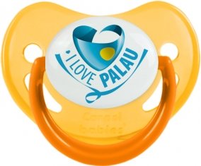 I Love Palau Sucette Physiologique Jaune phosphorescente