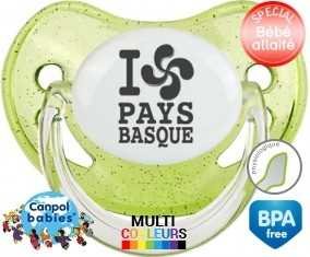 Originale i love pays basque: Sucette Physiologique-su7.fr