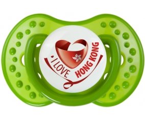 I Love Hong Kong Sucette LOVI Dynamic Vert classique
