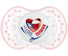 I Love Taiwan Sucete LOVI Dynamic Retro-blanc-rose-tendre classique