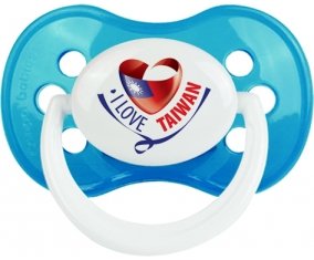 I Love Taiwan Sucete Anatomique Cyan classique