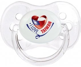 I Love Taiwan Sucete Cerise Transparent classique