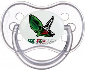 Les fennecs algérie football Sucette Anatomique Transparente classique