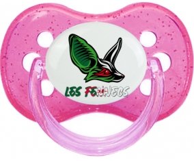 Les fennecs algérie football Sucette Cerise Rose à paillette