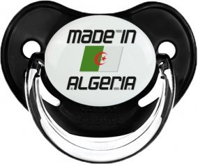 Made in algeria design 1 Sucette Physiologique Noir classique