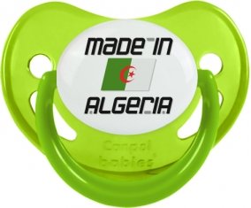 Made in algeria design 1 Sucette Physiologique Vert phosphorescente