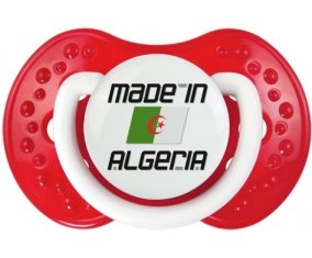 Made in algeria design 1 Sucette LOVI Dynamic Blanc-rouge classique