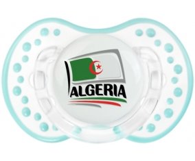 Flag Algeria design 1 Sucette LOVI Dynamic Retro-blanc-lagon classique