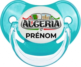Algeria design avec prénom Tétine Physiologique Bleue classique