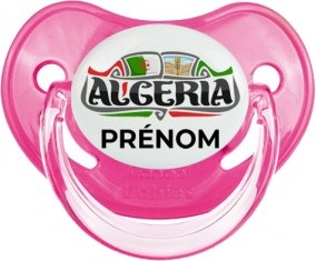 Algeria design avec prénom Tétine Physiologique Rose classique