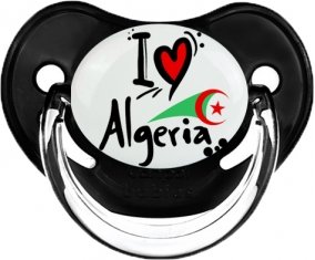 I love Algeria + drapeau Sucete Physiologique Noir classique
