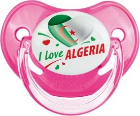 I love algeria design 2 Tétine Physiologique Rose classique