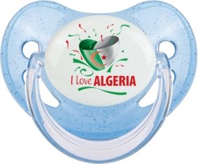 I love algeria design 3 Sucete Physiologique Bleue à paillette