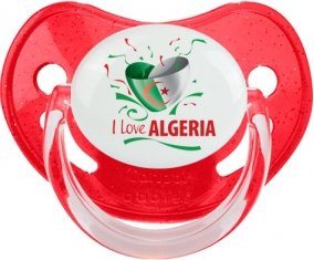 I love algeria design 3 Sucete Physiologique Rouge à paillette