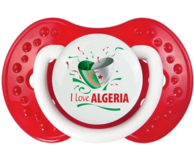 I love algeria design 3 Tétine LOVI Dynamic Blanc-rouge classique