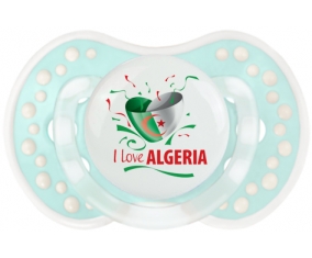I love algeria design 3 Tétine LOVI Dynamic Retro-turquoise-lagon classique