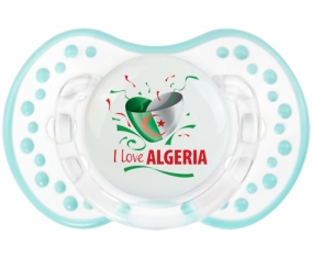 I love algeria design 3 Tétine LOVI Dynamic Retro-blanc-lagon classique