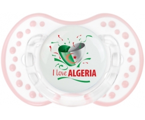 I love algeria design 3 Tétine LOVI Dynamic Retro-blanc-rose-tendre classique