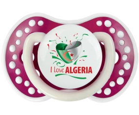 I love algeria design 3 Tétine LOVI Dynamic Fuchsia phosphorescente