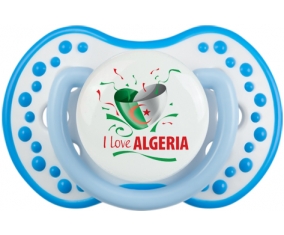 I love algeria design 3 Tétine LOVI Dynamic Blanc-bleu phosphorescente
