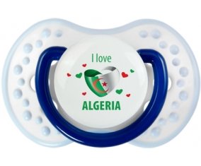 I love algeria design 4 Sucette LOVI Dynamic Marine-blanc-bleu classique