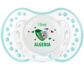 I love algeria design 4 Sucette LOVI Dynamic Retro-blanc-lagon classique